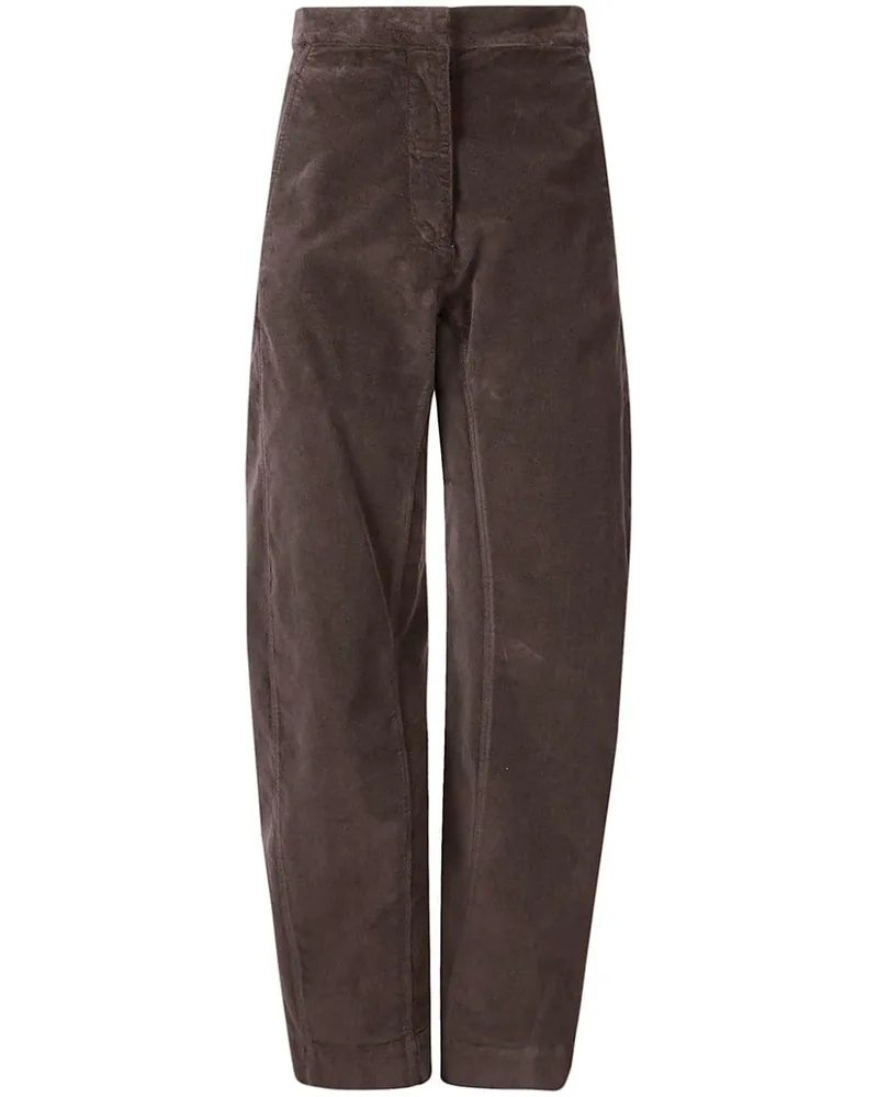 Stefano Mortari Hose mit Tapered-Bein - Braun Braun