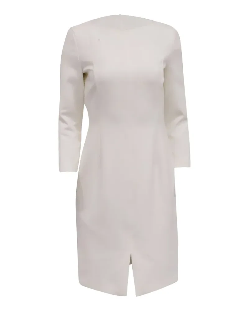 HUGO BOSS 2020s langärmeliges Maxikleid - Weiß Weiß