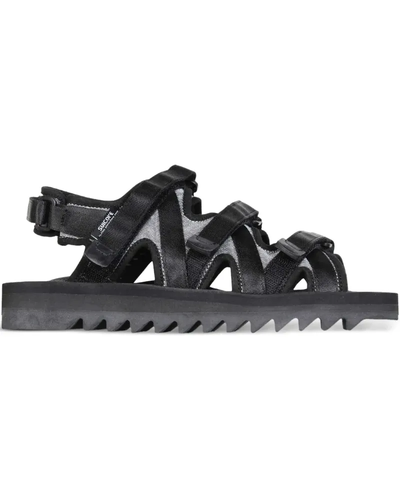 SUICOKE Sandalen mit Klettverschluss - Schwarz Schwarz