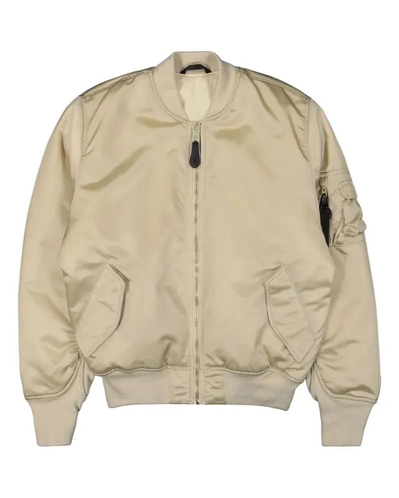 Alpha Industries Bomberjacke mit aufgesetzten Taschen - 300 VINTAGE WHITE 300