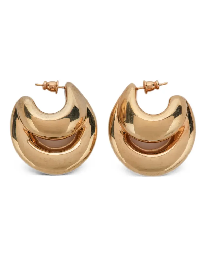 PANCONESI Blow Up Huggies earrings - Gold Gold