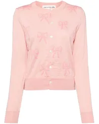 Comme des Garçons Cardigan mit Schleife Rosa