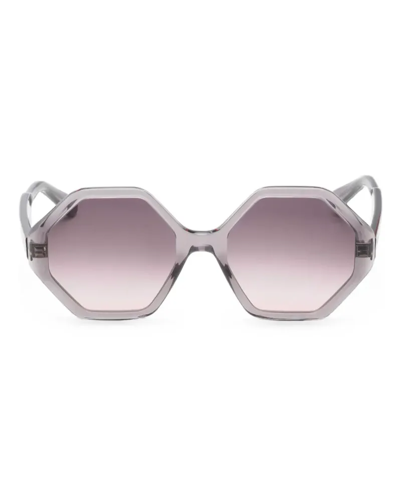 Ferragamo geometric-frame sunglasses - Violett Violett