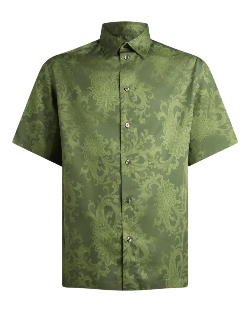 Etro Hemd mit floralem Paisley-Print - Grün Grün