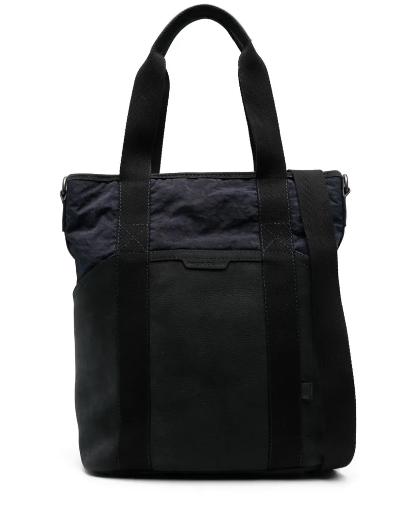 Officine Creative Italia Pilot 005 Tote Bag aus Leder - Schwarz Schwarz