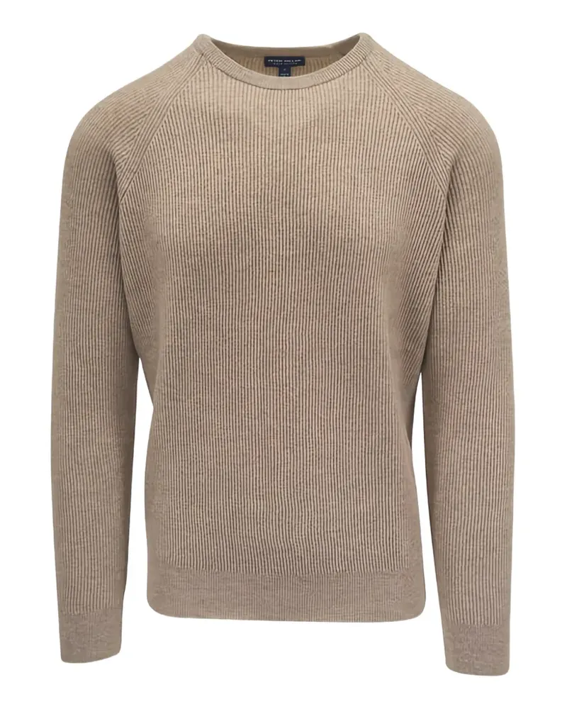Peter Millar ribbed raglan sweater - Nude Nude