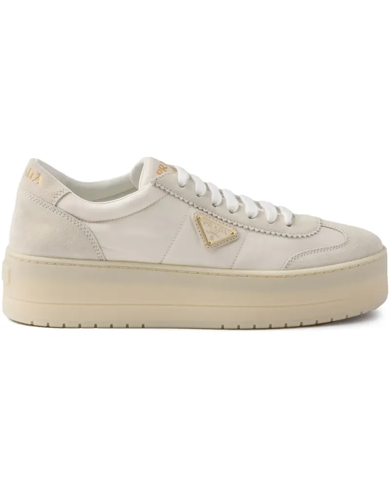Prada Downtown Bold Sneakers - Nude Nude