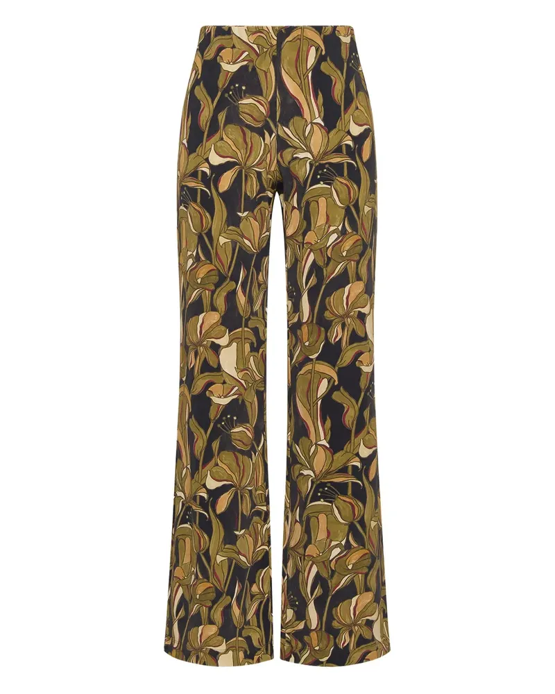 Maliparmi Hose mit Blumen-Print - Grün Grün