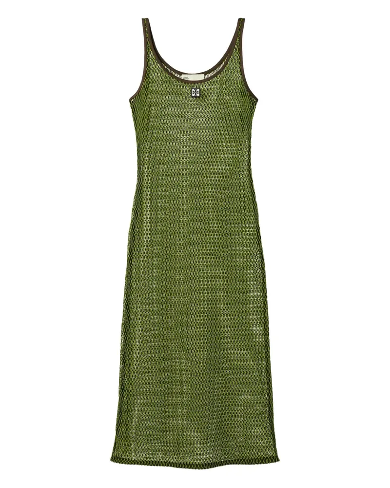 Tory Burch Midikleid aus Mesh - Grün Grün