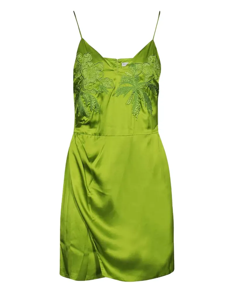Ermanno Scervino embroidered slip mini dress - Grün Grün
