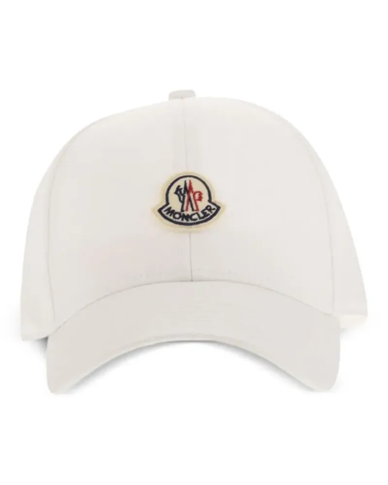 Moncler Baseballkappe mit Logo - Weiß Weiß