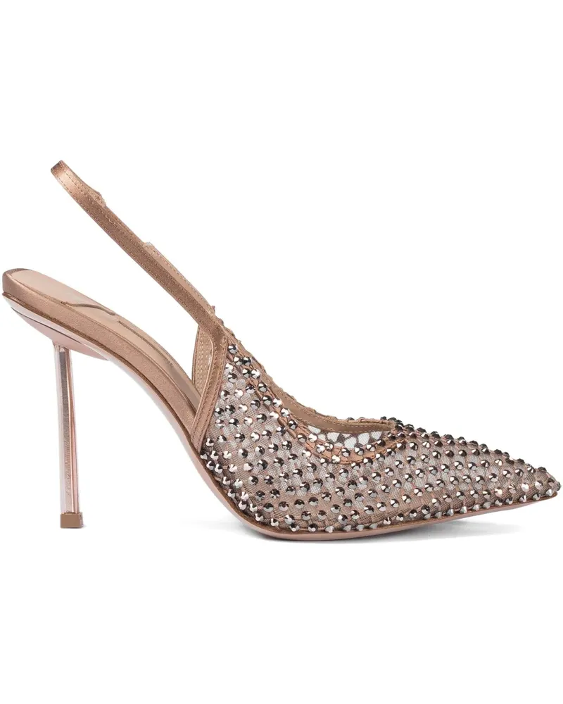 Le Silla Gilda Slingback-Pumps 100mm - Nude Nude