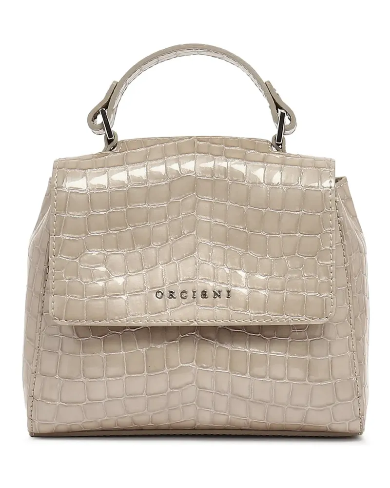 Orciani XS Sveva Cocco Glow Tote Bag - Nude Nude