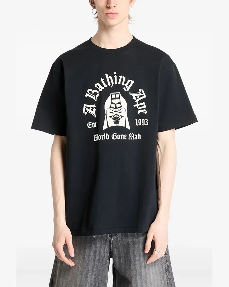 BAPE Mad General T-Shirt - Schwarz Schwarz