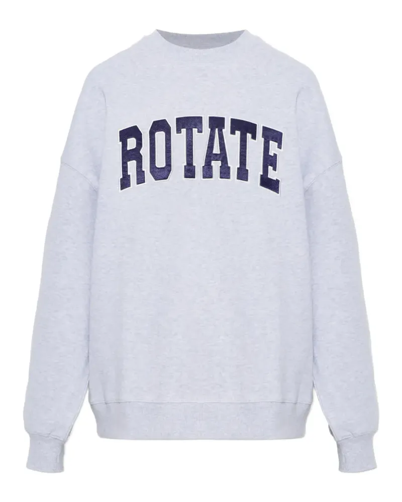 ROTATE Birger Christensen logo-appliqué sweatshirt - Grau Grau