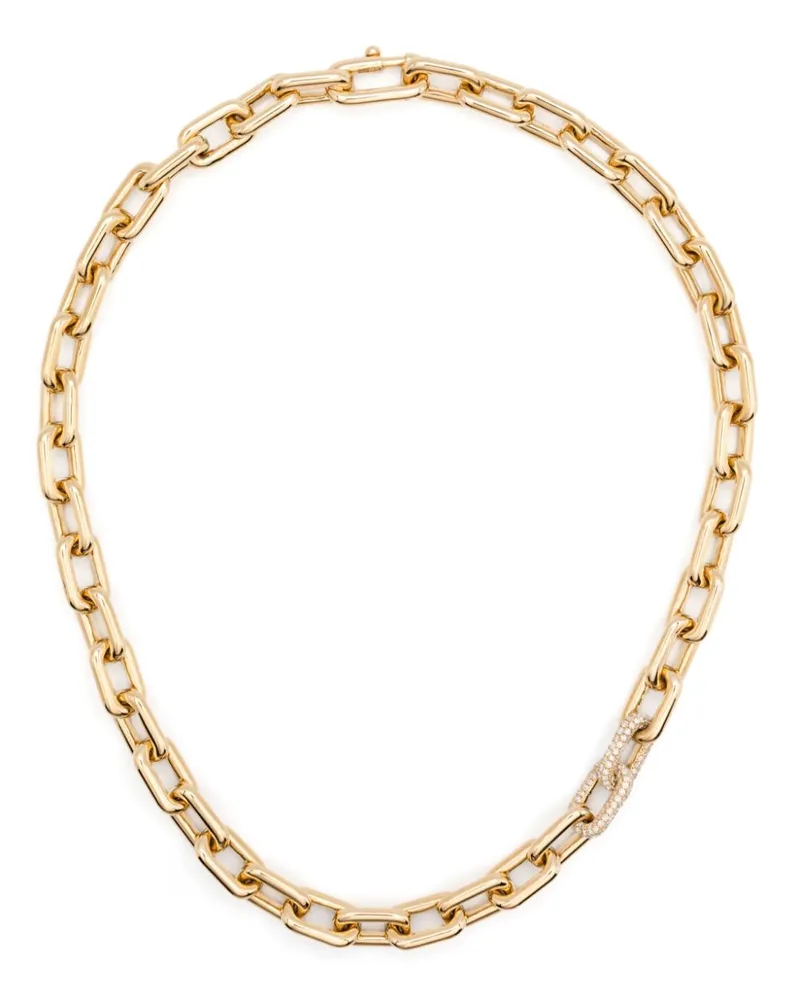 SHAY 18kt Gelbgoldhalskette mit Diamant Gold