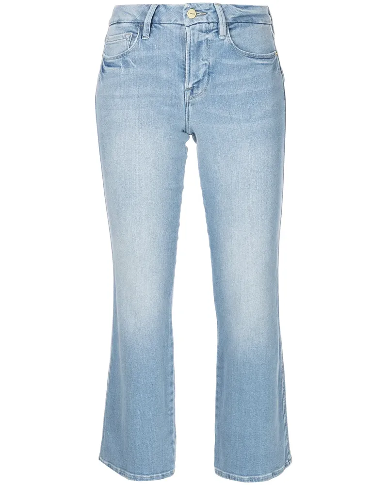 Frame Denim Halbhohe Cropped-Jeans - Blau Blau
