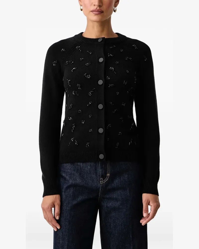 Armani Exchange sequin-embellished cardigan - Schwarz Schwarz