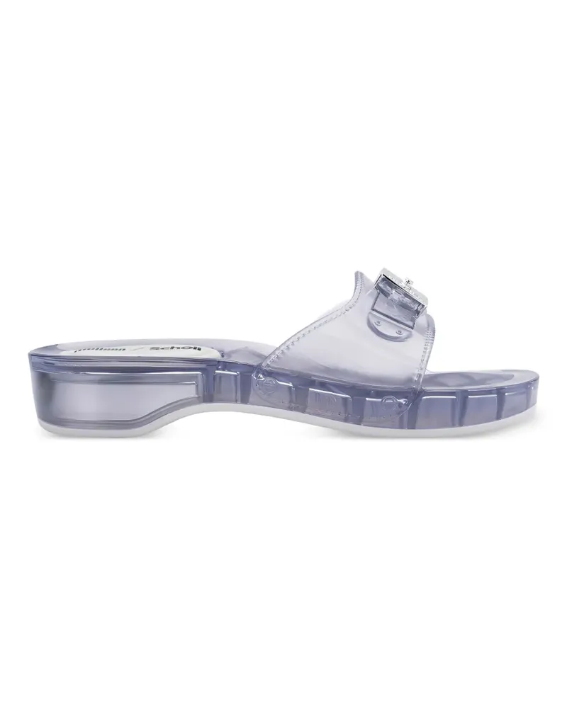 Melissa x Scholl Pantoletten mit Pescura-Absatz - Weiß Weiß