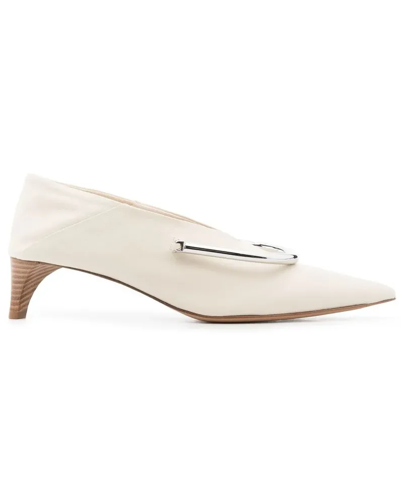 Jil Sander Pumps mit spitzer Kappe 450mm - Nude Nude