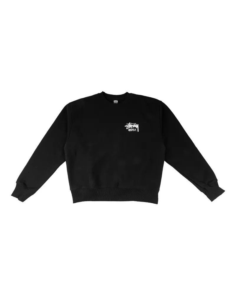 Stüssy Osaka logo-print sweater - Schwarz Schwarz