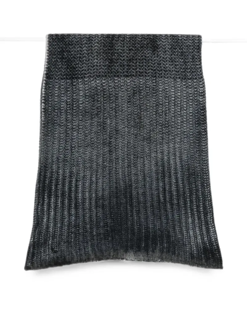 Avant Toi ribbed-knit snood scarf - Blau Blau