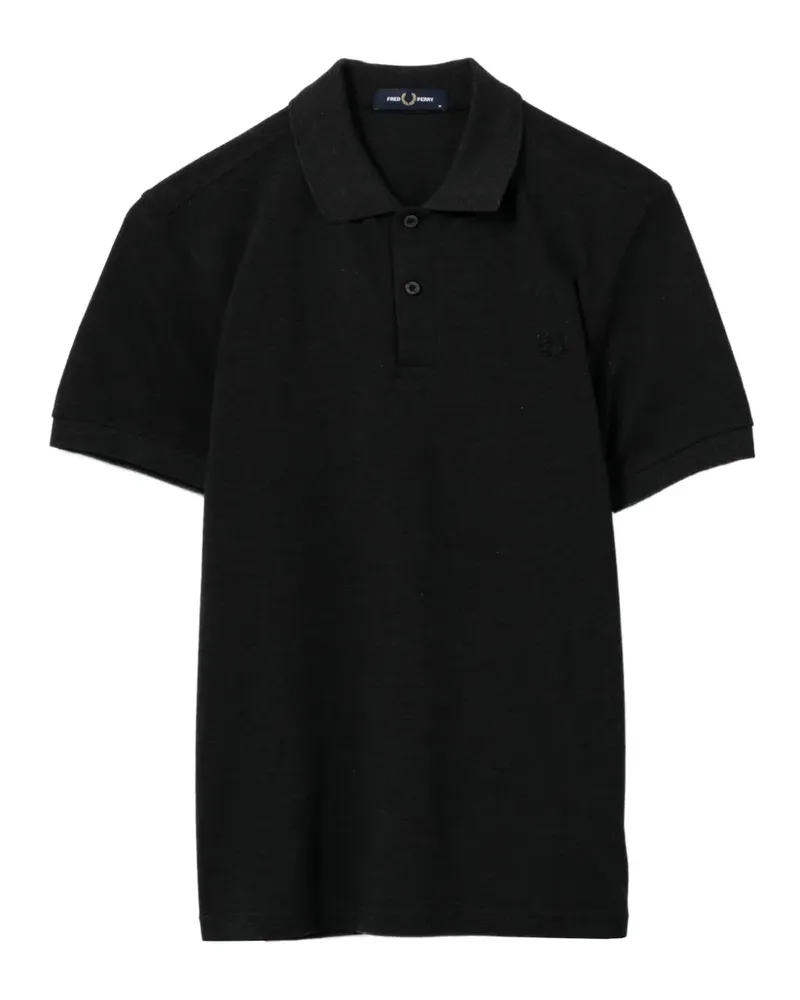 Fred Perry Poloshirt mit Logo-Stickerei - Grau Grau