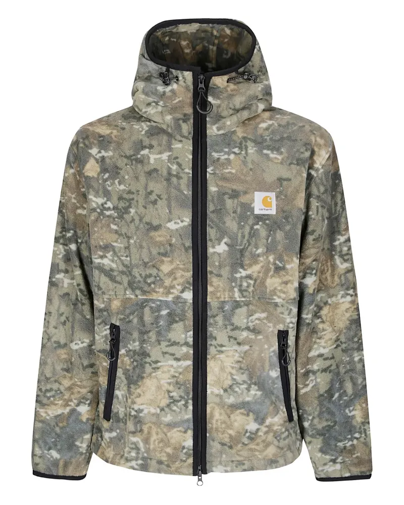 Carhartt WIP Blevin Liner Fleecejacke mit Kapuze - Grün Grün
