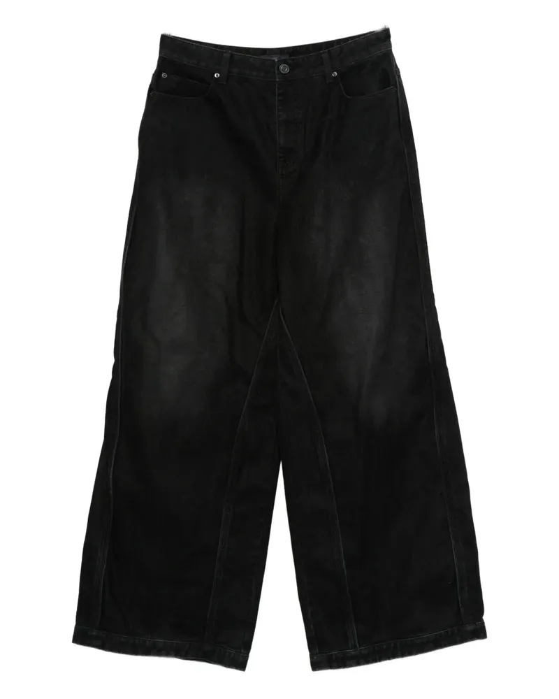 JUUN.J split-seam jeans - Schwarz Schwarz