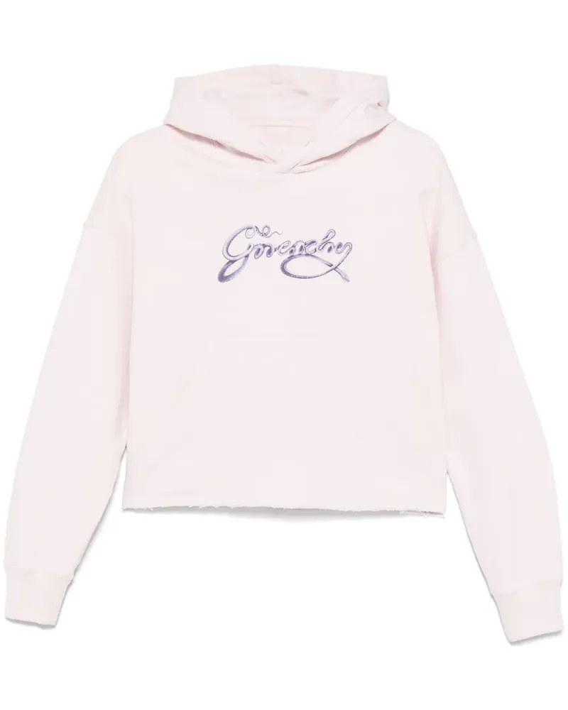 Givenchy Hoodie mit Logo-Print - Rosa Rosa