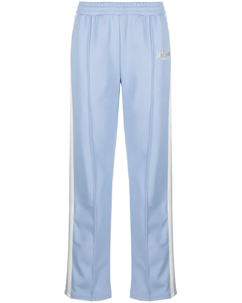 SPORTY & RICH Jogginghose mit Logo-Stickerei - Blau Blau