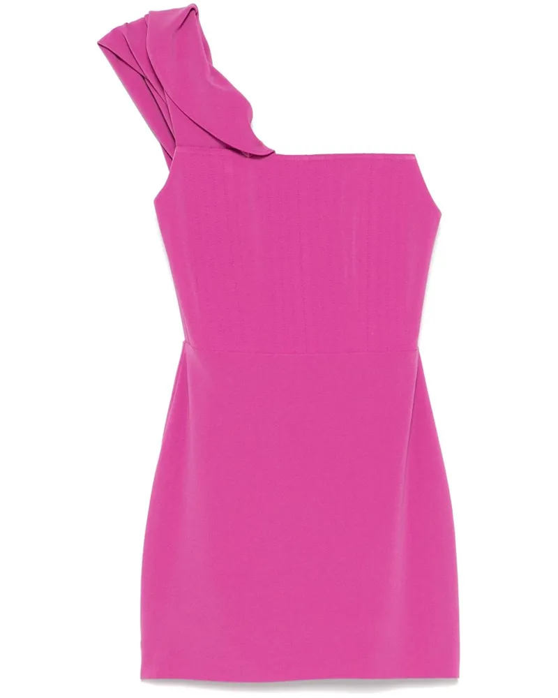 Alex Perry Maxikleid mit Corsage - Rosa Rosa