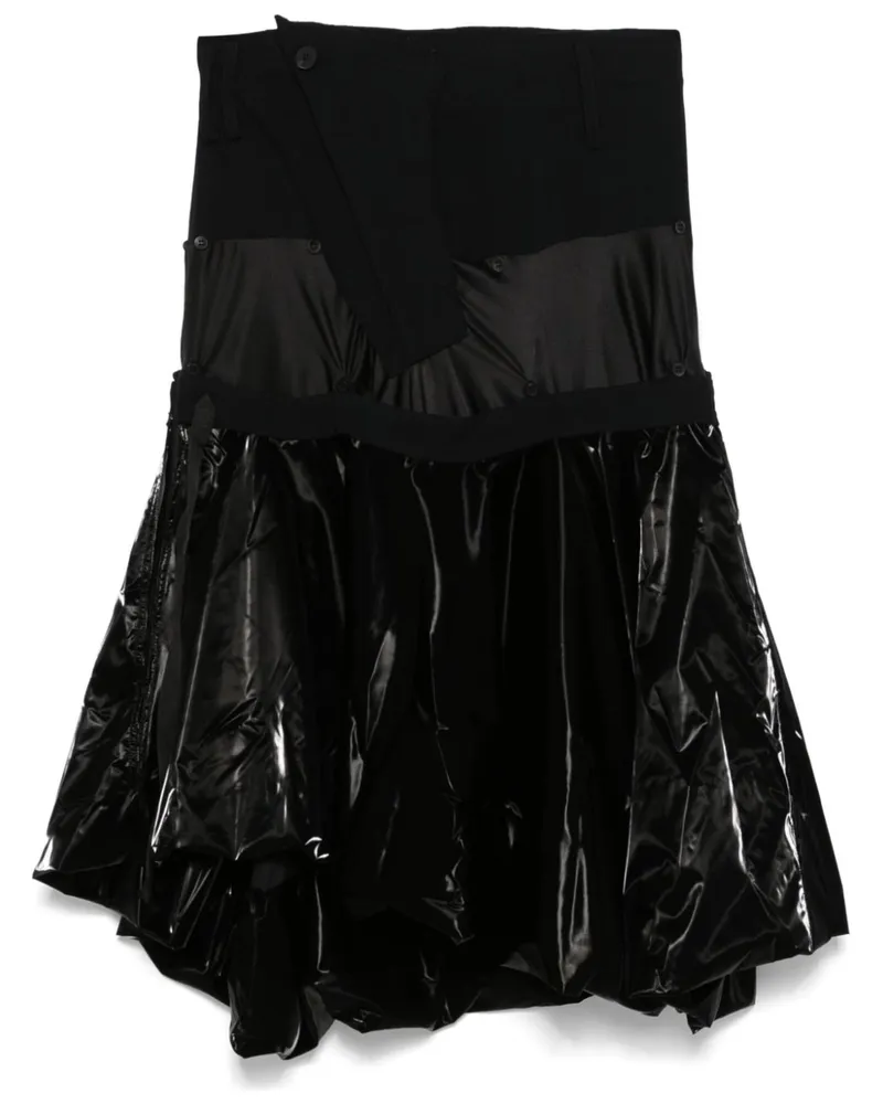 OTTOLINGER Ballon-Midirock im Lagen-Look - Schwarz Schwarz