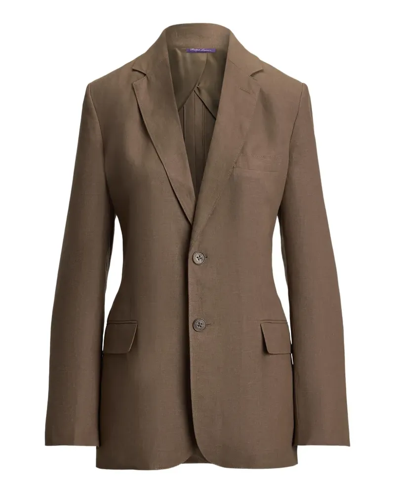 Ralph Lauren Einreihiges Marcy Sakko - Braun Braun