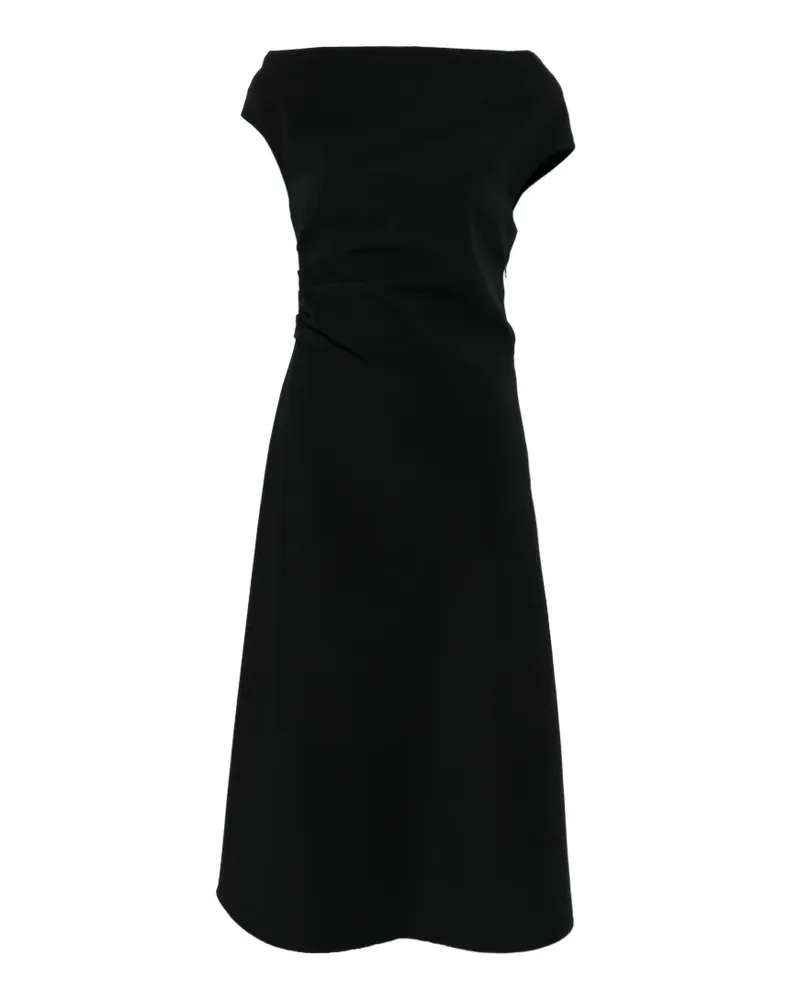 P.A.R.O.S.H. P.A.R.O H. Midikleid mit U-Boot-Ausschnitt - Blau Blau