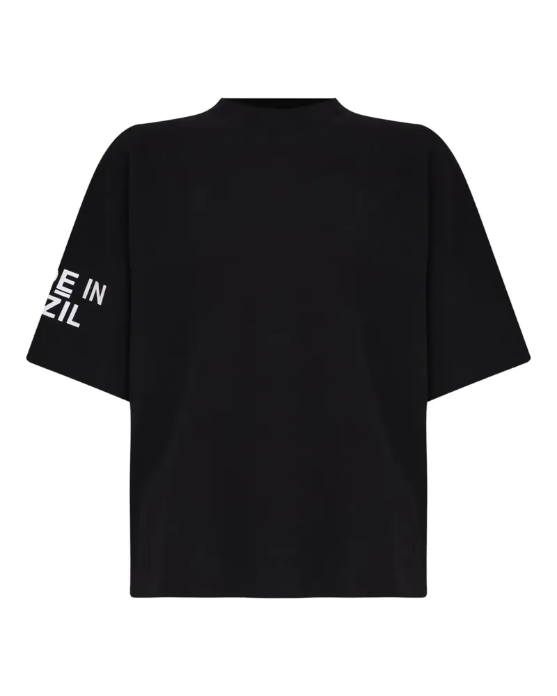 Osklen T-Shirt aus Jersey - Schwarz Schwarz