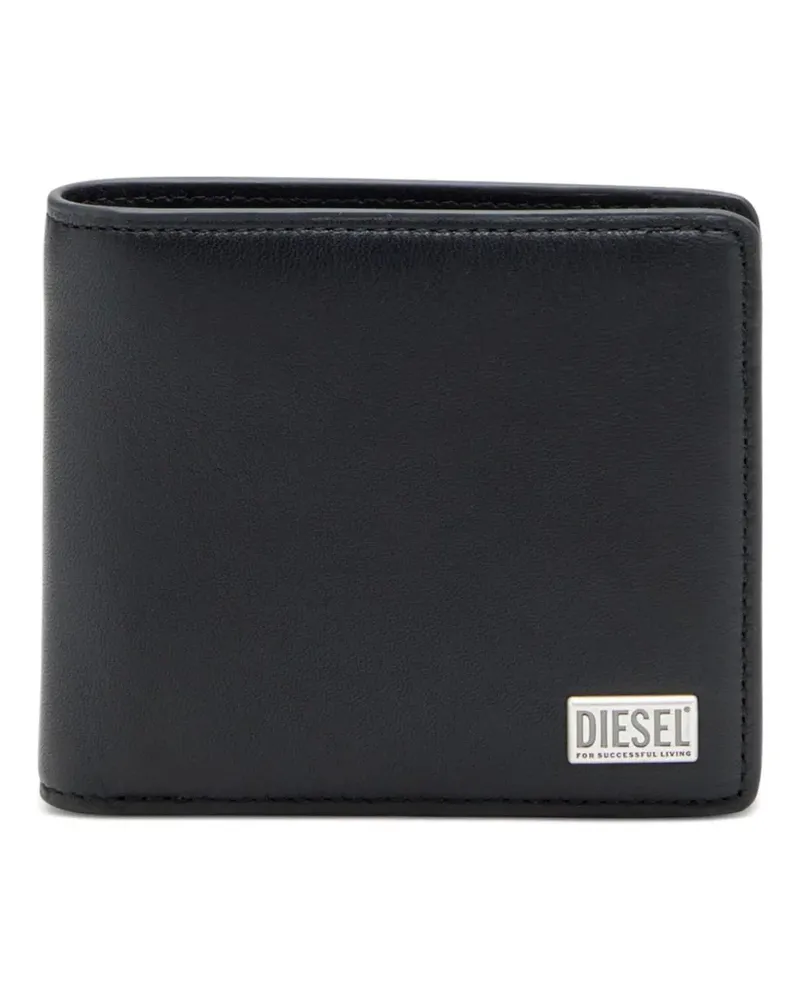 Diesel Klassisches Portemonnaie - Schwarz Schwarz