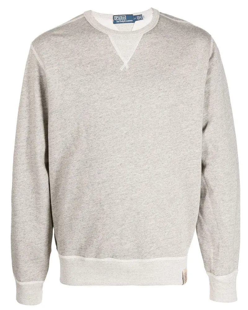 Ralph Lauren Sweatshirt mit Logo-Patch - Grau Grau
