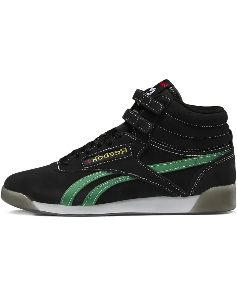 Reebok Freestyle High-Top-Sneakers - Schwarz Schwarz