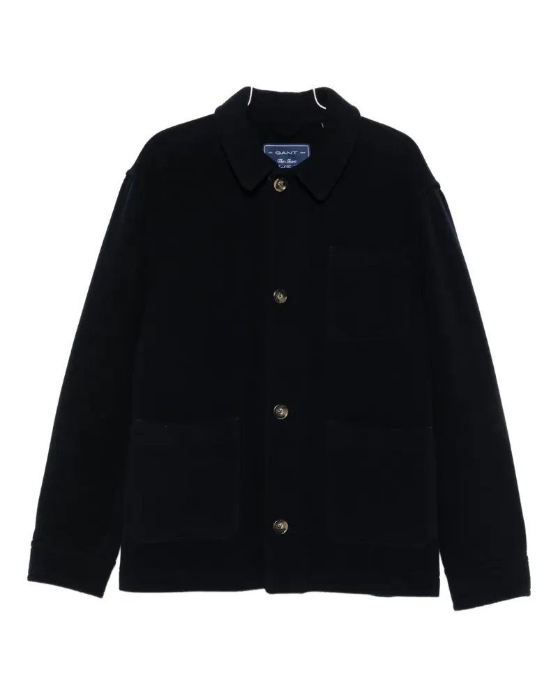 Gant wool shirt jacket - Blau Blau