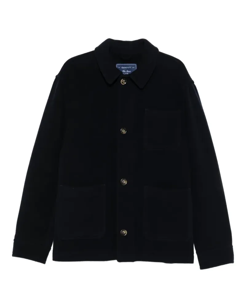 Gant Klassische Hemdjacke - Blau Blau