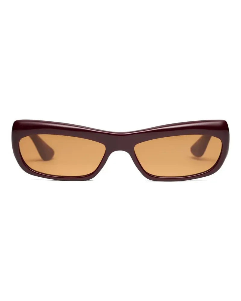 Port Tanger Isa rectangle-frame sunglasses - Rot Rot
