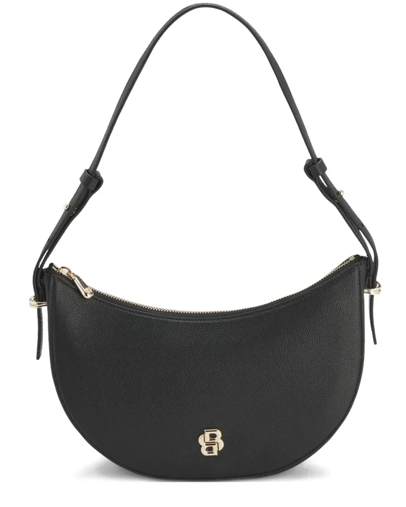 HUGO BOSS Handtasche aus Leder - Schwarz Schwarz