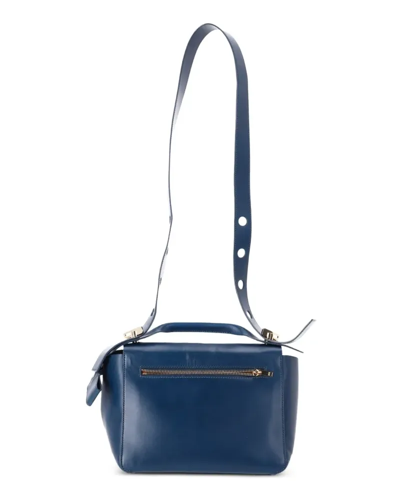 Sophie Hulme Große Schultertasche - Blau Blau