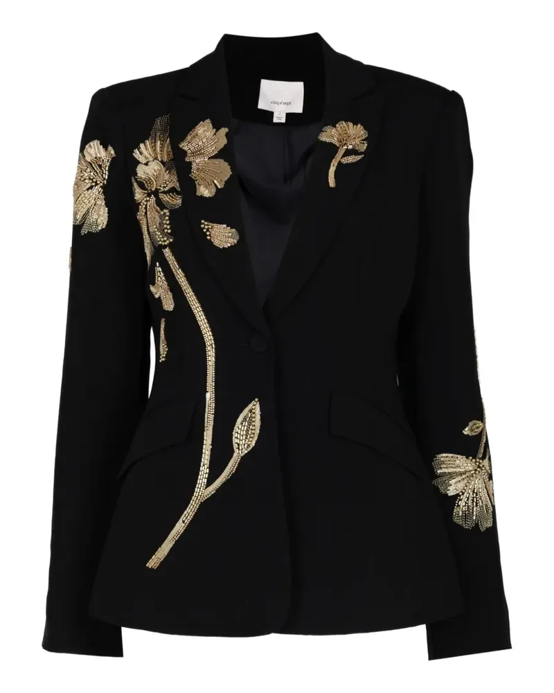 Cinq à Sept Gilded Peony Cheyenne blazer - Schwarz Schwarz