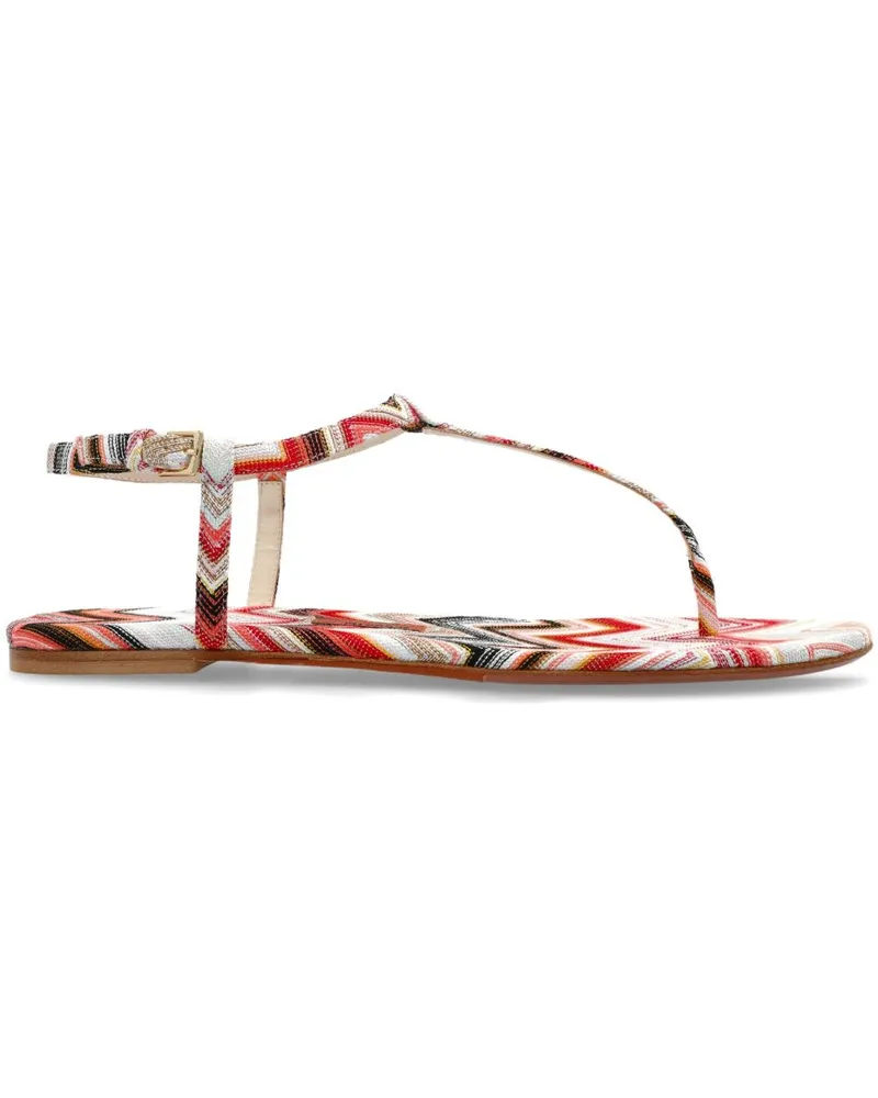 Missoni Sandalen mit Zickzackmuster - Rot Rot