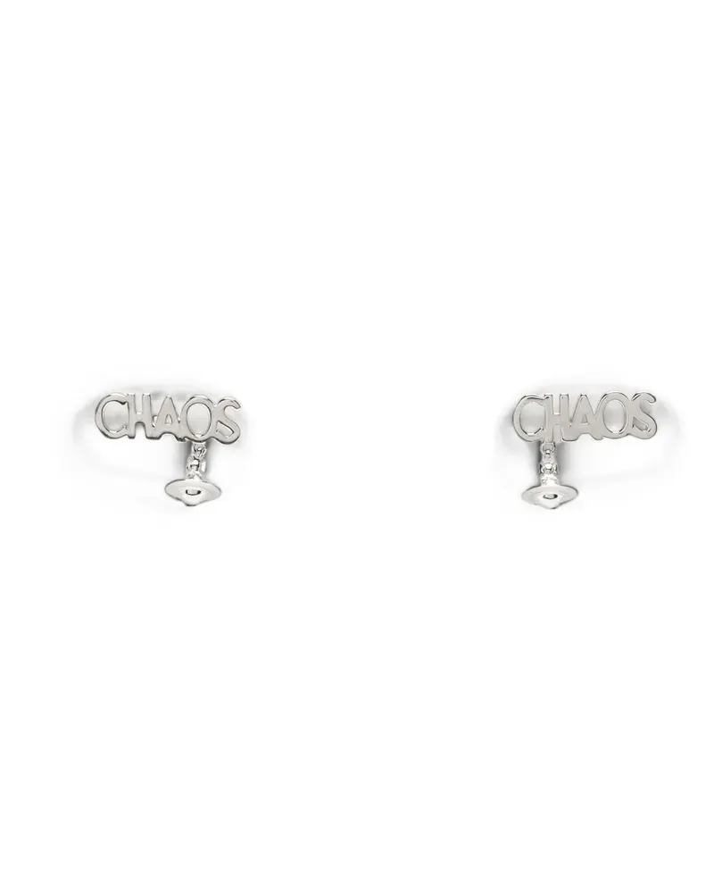 Vivienne Westwood Chaos stud earrings - Silber Silber