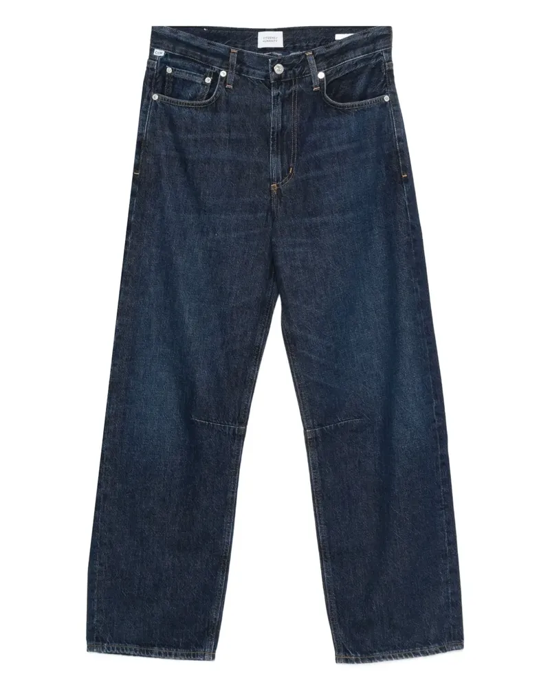 Citizens of humanity Weite Jeans mit Knopfverschluss - Blau Blau