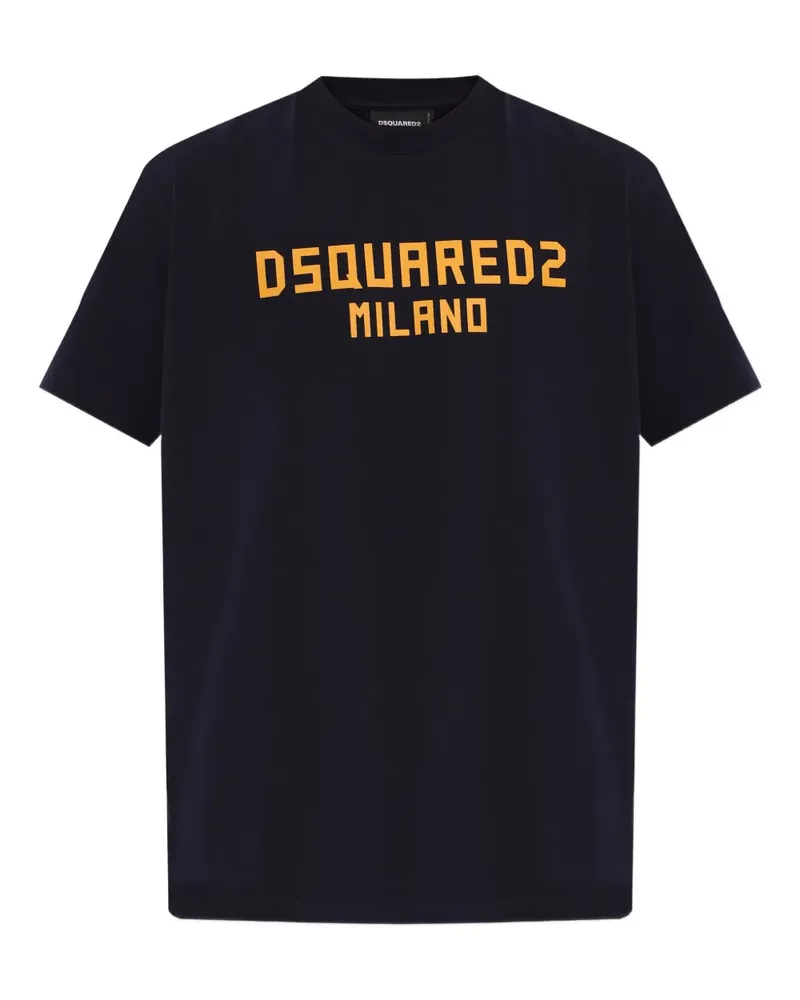 Dsquared2 T-Shirt mit Logo-Detail - Schwarz Schwarz