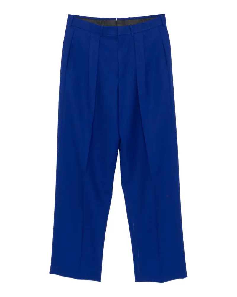 Tom Ford pleated twill trousers - Blau Blau